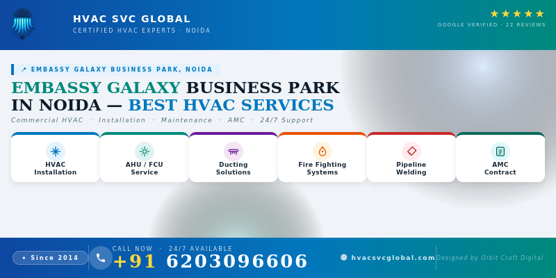 Embassy Galaxy Business Park In Noida - Best HVAC Services